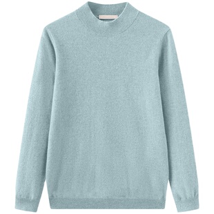 春竹官方/ 爆款百搭推荐100%山羊绒 秋冬保暖亲肤半高领羊绒衫-