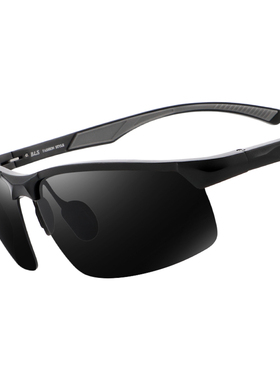 LIGTH铝镁太阳镜男偏光开车墨镜