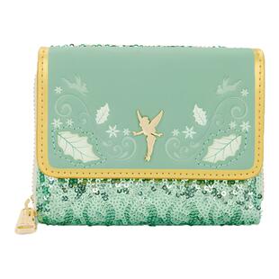 Loungefly迪士尼彼得潘小叮当正版周边钱包可爱证件包女生卡包