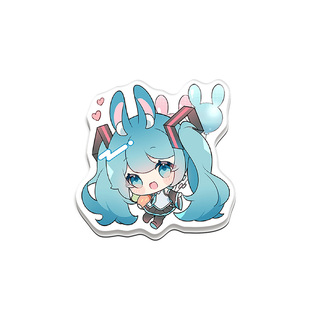 亚克力冰箱贴定制宝宝logo情侣动漫照片磁贴个性创意diy来图定做