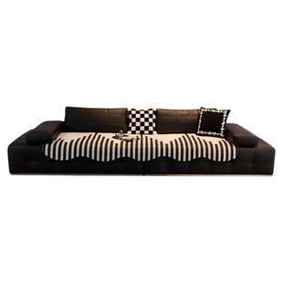 沙发垫四季通用防滑异形垫简约现代高级感直排皮沙发坐垫沙发盖巾