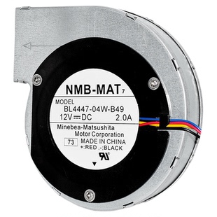 NMB大风量11028 12V2A离心侧吹涡轮鼓风机11CM风扇BL4447-04W-B49