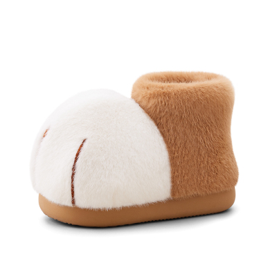 可爱卡通大猫爪棉鞋女冬季外穿