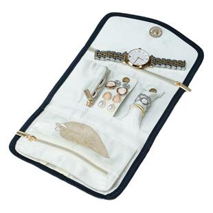 日式精致首饰包耳钉耳环戒指收纳包女旅行随身便携小号珠宝饰品袋