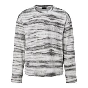 Moodswings 肌理感面料慵懒风长袖短宽版型宽松柔软垂感打底衫