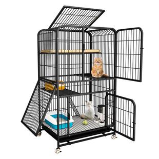 猫笼子家用室内猫别墅超大猫舍猫窝猫咪猫屋带厕所自由空间大空间