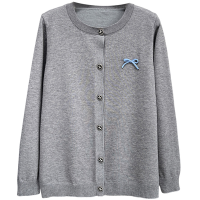 小个子显瘦百搭气质通勤针织开衫