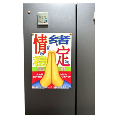 不要生气提醒情绪稳定海报装饰画