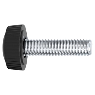 胶头手拧螺丝圆头塑料手柄可调节手扭滚花把手螺钉杆塑胶圆形螺栓