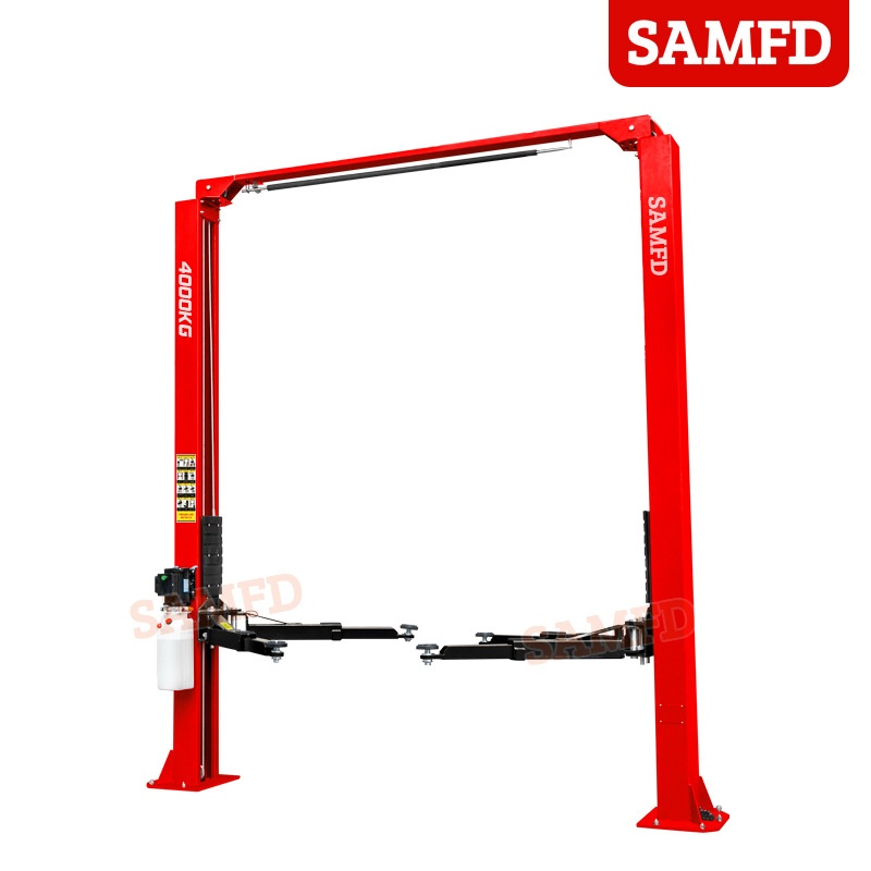 汽车液压双柱举升机升降机双柱龙门架升降维修机器4T起重厂家直销