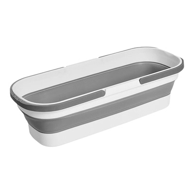 折叠带轮大容量长方形拖把桶