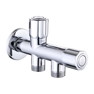 四六分洗衣机水龙头分流器一分二一进二出三通转接头双用角阀