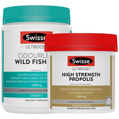 swisse鱼油胶囊蜂胶斯维诗