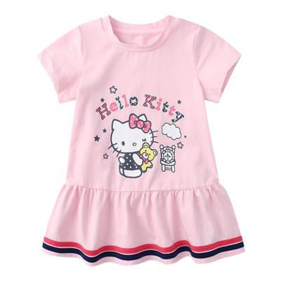 女童夏季连衣裙新款可爱短袖童装