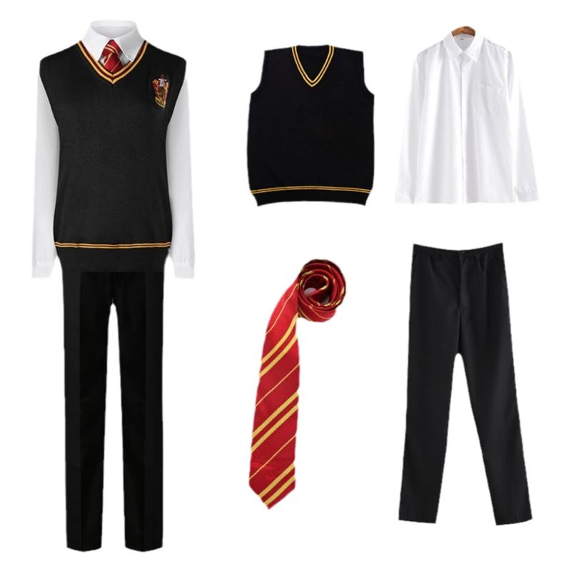 哈利波特衣服cos服全套学院长袍儿童魔法袍表演校服装巫师袍周边