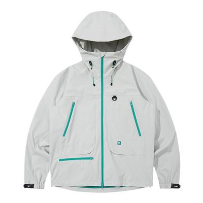 NBCT连帽防泼水三层夹克外套秋冬季登山徒步户外短款冲锋上衣女款