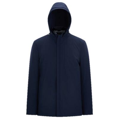 商务休闲羽绒服雅戈尔脱卸帽鹅绒