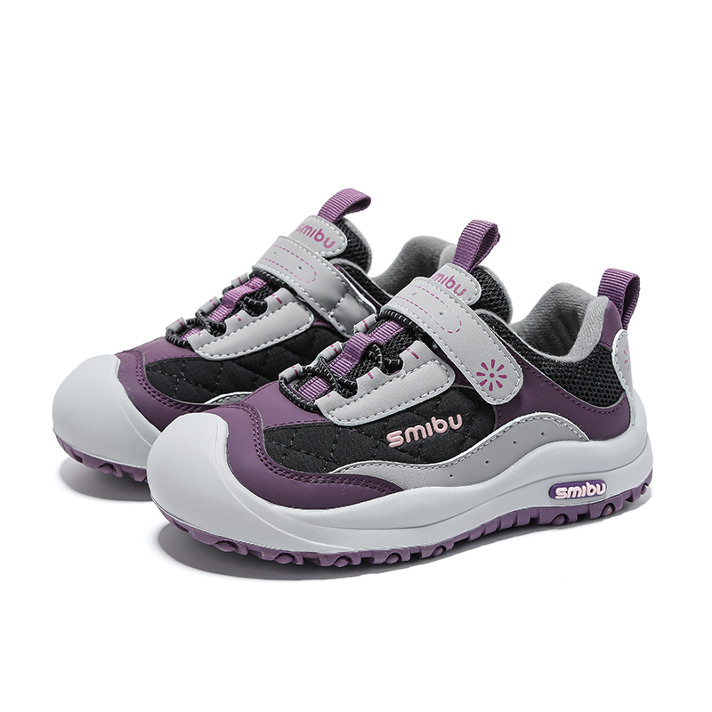 SMIBU童鞋【设计师款】女童运动鞋2025冬季新款加绒鞋子男童板鞋