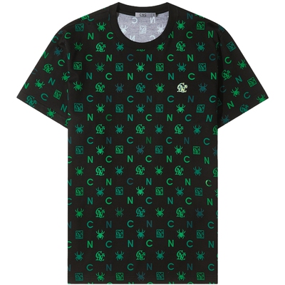 CNC品牌字母修身短袖圆领T恤