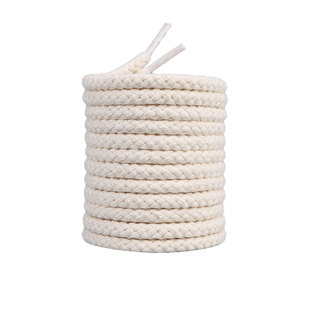 麻绳鞋带适配空军一号AF1黑武士原装棉麻加粗男女款dunk板鞋圆形