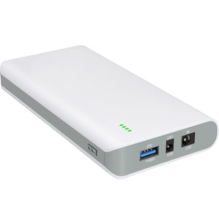 亿森能12V9V5V移动电源带3C认证USP不间断12000mAh可登机充电电池