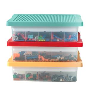乐高收纳盒积木分类盒子装玩具小颗粒零件分格透明拼装分拣整理箱
