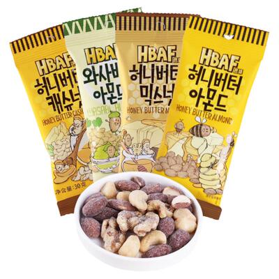 韩国进口芭蜂HBAF腰果仁扁桃仁