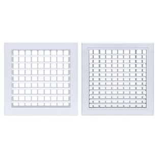 便宜款双层百叶出风口可调塑钢中央空调防结露格栅排风新风系统