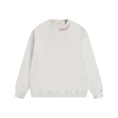 ATRY花体领口刺绣圆领卫衣