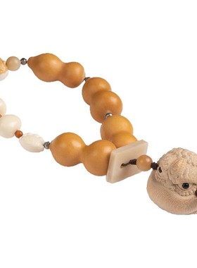 天然葫芦创意文玩手把件招福纳财