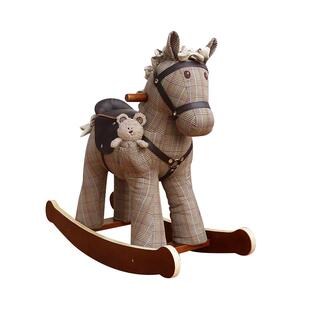 littlebirdtoldme儿童实木摇摇马宝宝婴儿周岁生日玩具礼物小木马
