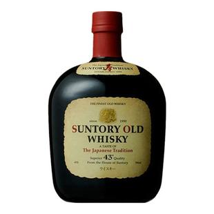 日本直邮SUNTORY/三得利 老牌调和威士忌 OLD 43度700ml 无盒麦芽