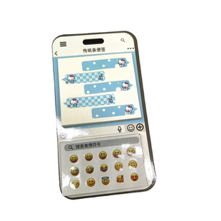 可爱猫咪主题绿泡泡传纸条便签搞怪可撕创意聊天小表情框闺蜜聊天