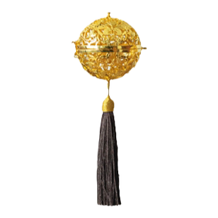 陕西同款博物馆葡萄花鸟纹香囊球国风镂空香薰球随身车载挂饰挂件