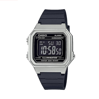 卡西欧复古数显小方块手表w217