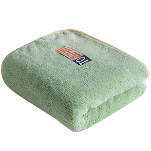 毛巾洗脸家用比纯棉吸水不掉毛珊瑚绒干发巾男女学生宿舍洗澡擦头