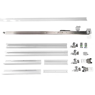 吉适巴士门滑轨电动电视柜平移门轨道隐形衣柜内推拉门折叠门五金