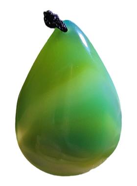 玛瑙心形路路通转运珠女玉毛衣链