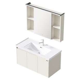 【新品】箭牌卫浴白色浴室柜陶瓷一体盆洗手盆柜组合洗脸洗漱台盆