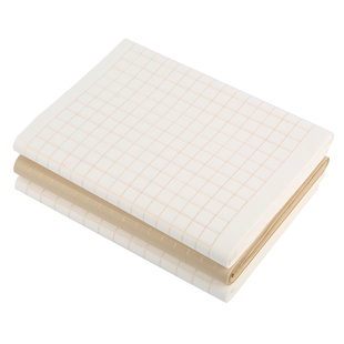 义记宣【四尺四开格子练字纸50张】初学者半生熟小楷2cm3cm金线格子日课纸软笔毛笔作品纸学生书法宣纸专用纸