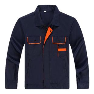 夏季短袖工作服男装薄款透气耐磨套装上衣工装制服车间劳保服定制