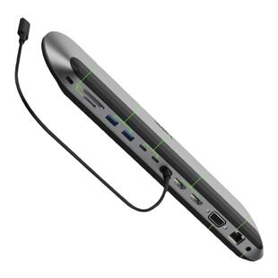 贝尔金11合1桌面拓展坞支架扩展适用苹果电脑笔记本多接口MAC三屏高清拓展60HZ4K网口转换器USB拓展器typec