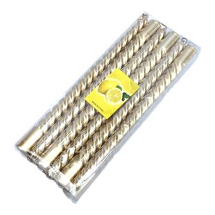 螺旋蜡烛浪漫烛光晚餐生日蜡烛家用螺纹欧式烛台金色银色长杆红烛