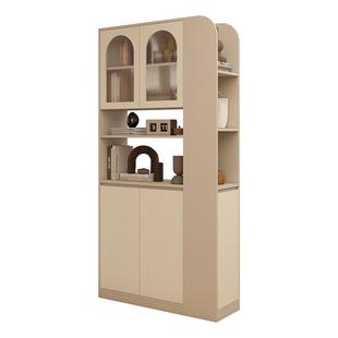 双面玄关柜入户正对门客厅隔断柜实木鞋柜酒柜一体书柜屏风收纳柜