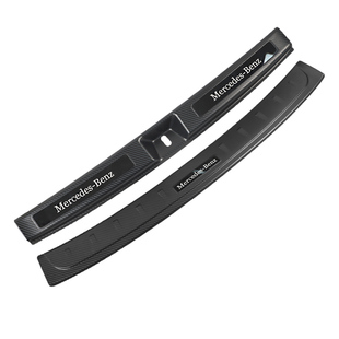 适用奔驰GLB200后备箱护板改装内饰GLA220/180尾箱门槛条汽车用品