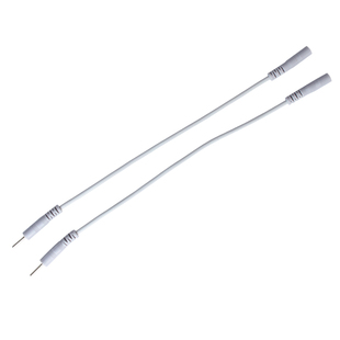 2.5MM插孔转2.0针式电极片转换线中频按摩仪器转换连接线导线配件