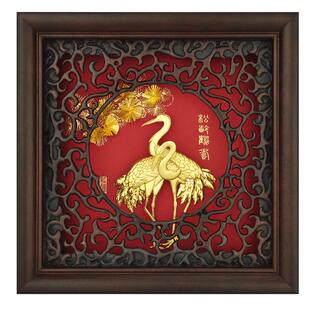 松鹤送给长辈生日的贺寿高档礼物老人家寿星创意祝寿大寿精致摆件