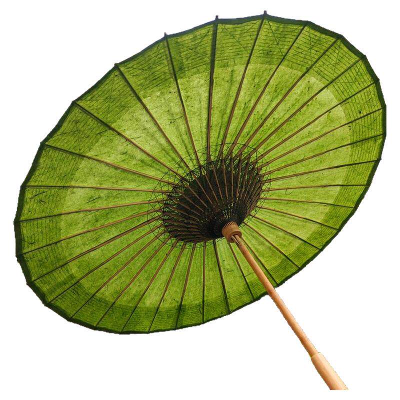 绿色浸染做旧手造纸非遗油纸伞
