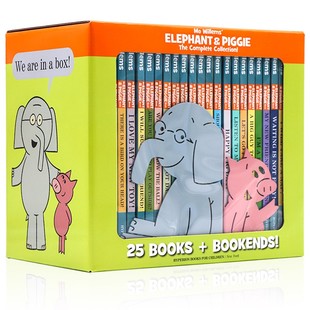 Elephant and Piggie 小猪小象第一二季5个故事合辑精装合辑 英文原版绘本 经典情商教育培养 吴敏兰  Mo Willems 莫威廉斯