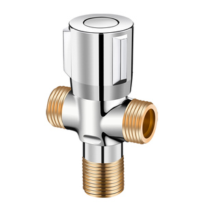 三通角阀全铜一进二出水一分二水龙头纯铜4分水器加厚双出水一体